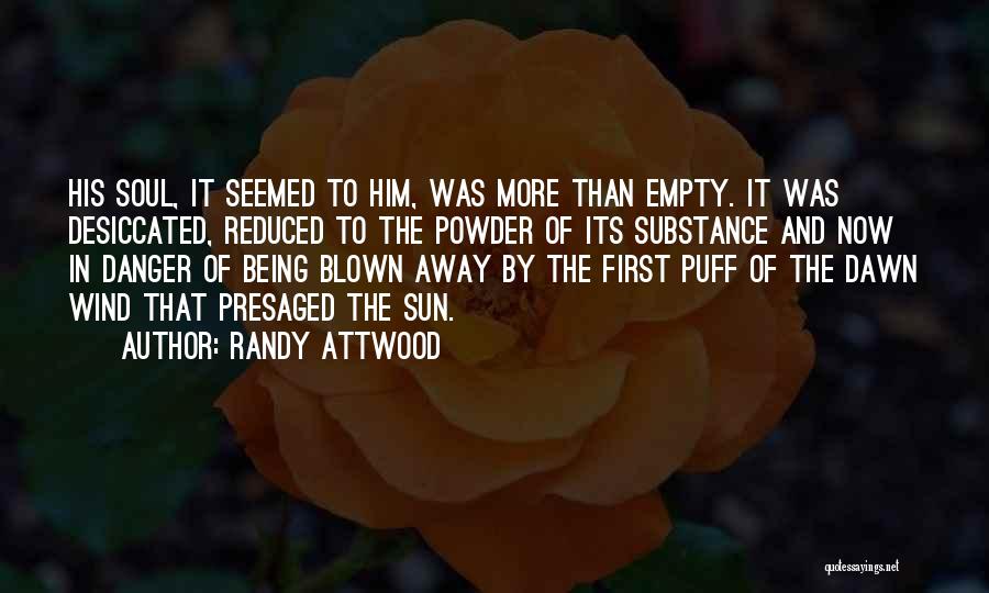 Blown Away Quotes By Randy Attwood