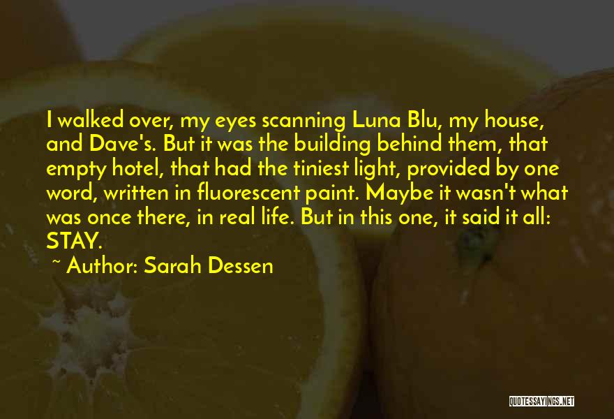 Blu Quotes By Sarah Dessen