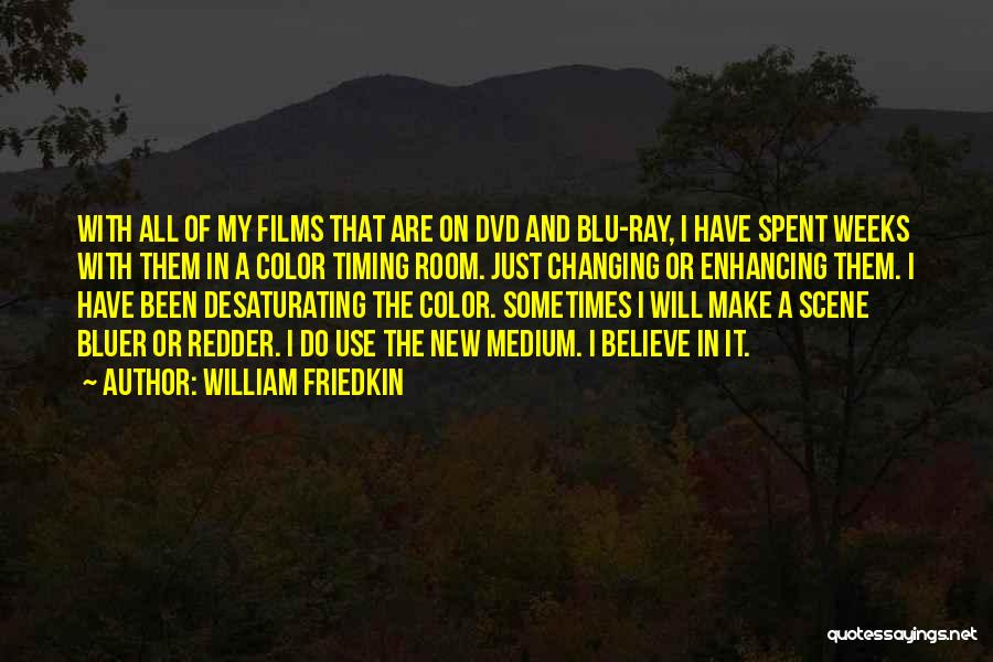 Blu Quotes By William Friedkin