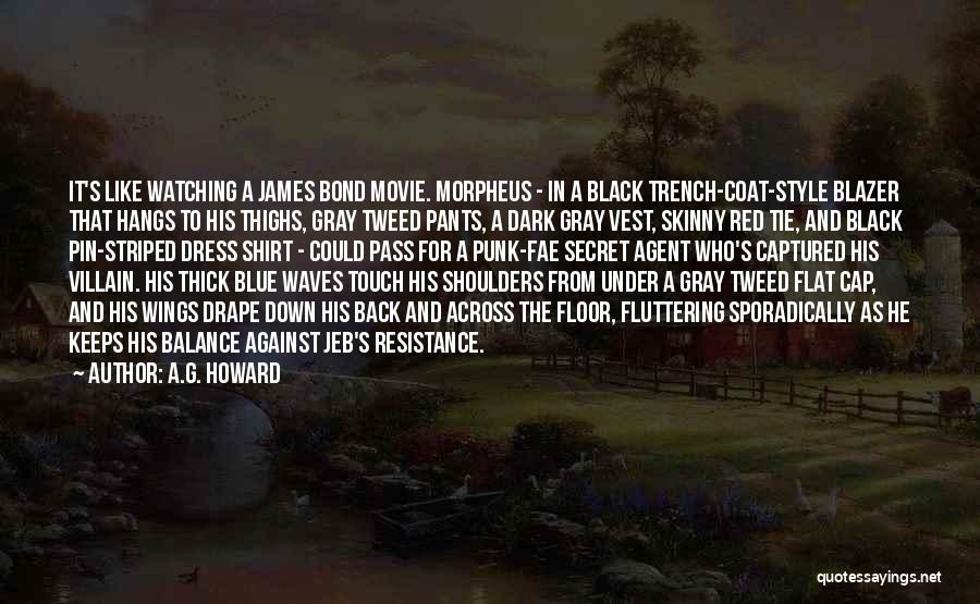 Blue And Black Dress Quotes By A.G. Howard