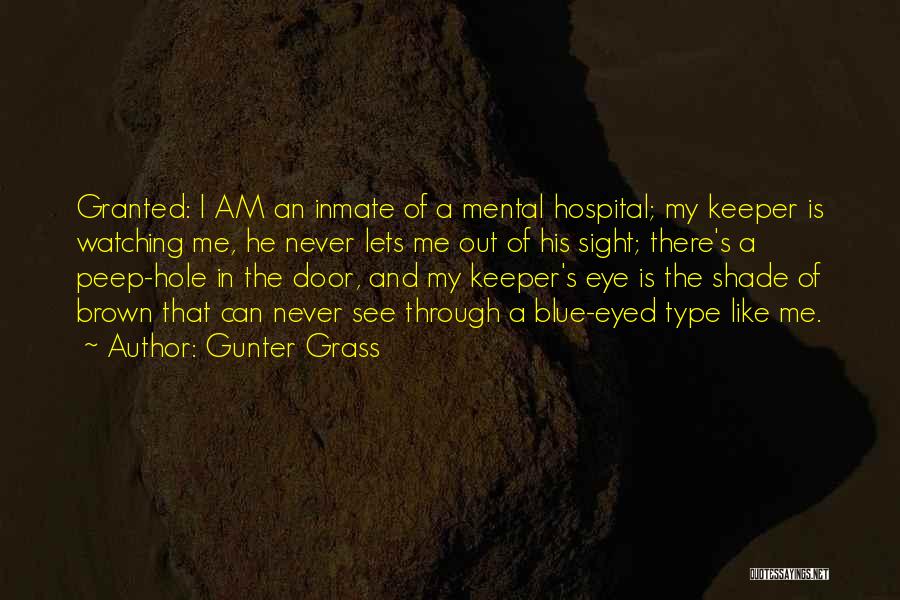 Blue And Brown Eye Quotes By Gunter Grass