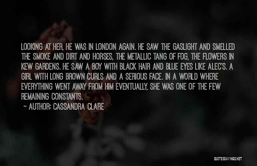 Blue And Brown Eyes Quotes By Cassandra Clare