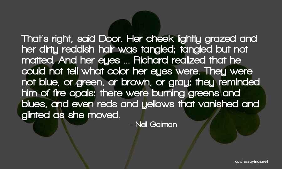 Blue And Green Color Quotes By Neil Gaiman