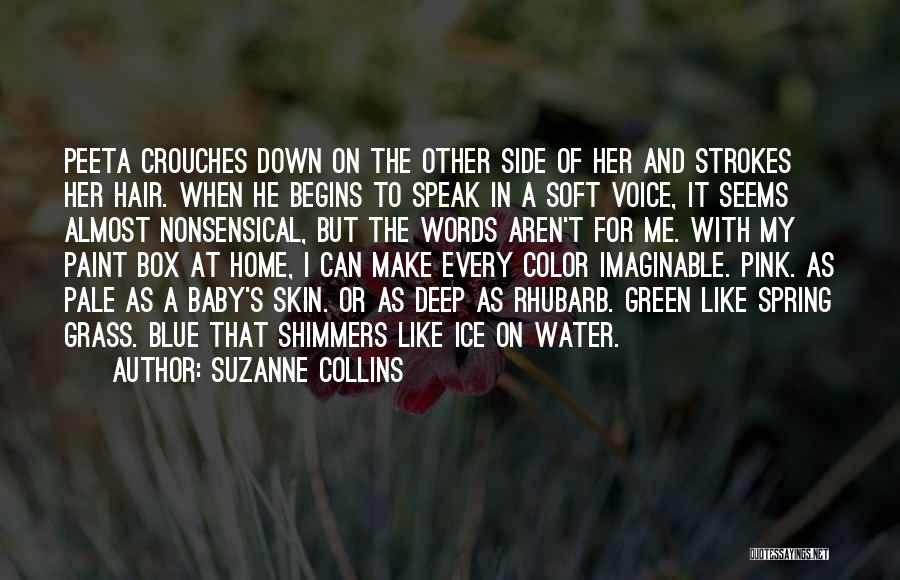 Blue And Green Color Quotes By Suzanne Collins