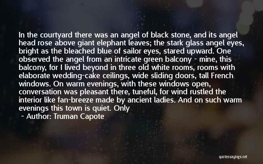 Blue And Green Eyes Quotes By Truman Capote