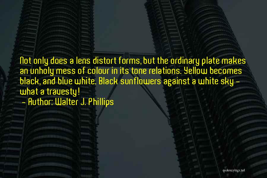 Blue And White Colour Quotes By Walter J. Phillips