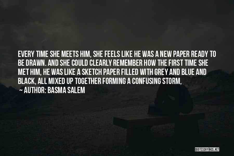 Blue Black Quotes By Basma Salem