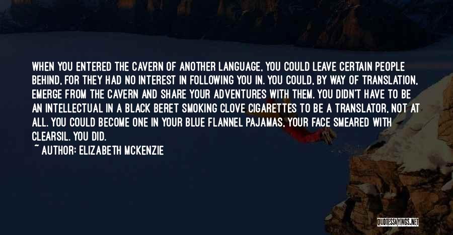 Blue Black Quotes By Elizabeth Mckenzie