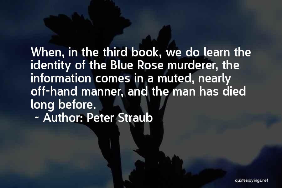 Blue Book Long Quotes By Peter Straub