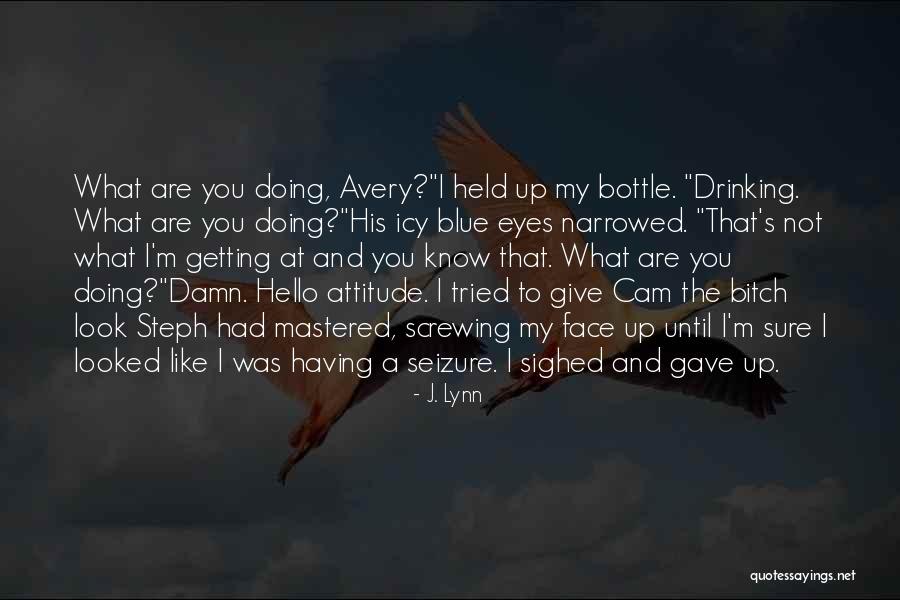 Blue Bottle Quotes By J. Lynn Blue Bottle Quotes By J. Lynn
