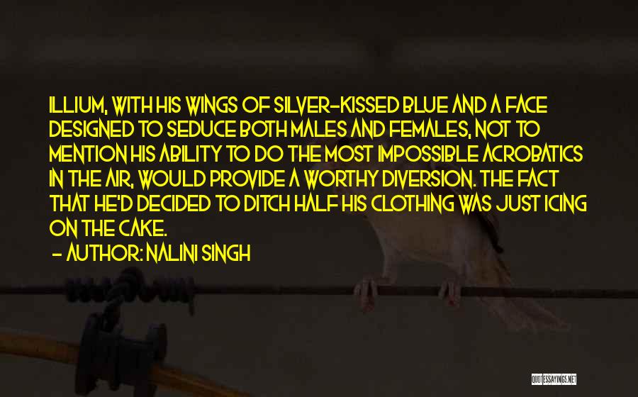 Blue Clothing Quotes By Nalini Singh