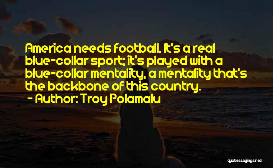 Blue Collar Quotes By Troy Polamalu