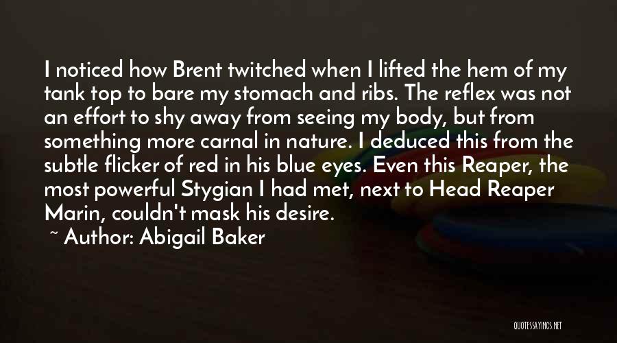 Blue Eyes Quotes By Abigail Baker