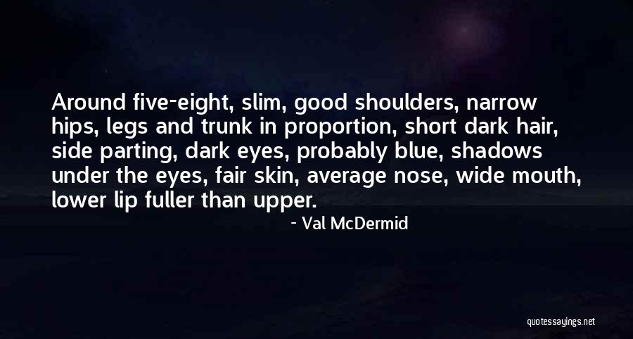 Blue Eyes Short Quotes By Val McDermid