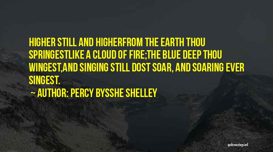 Blue Fire Quotes By Percy Bysshe Shelley