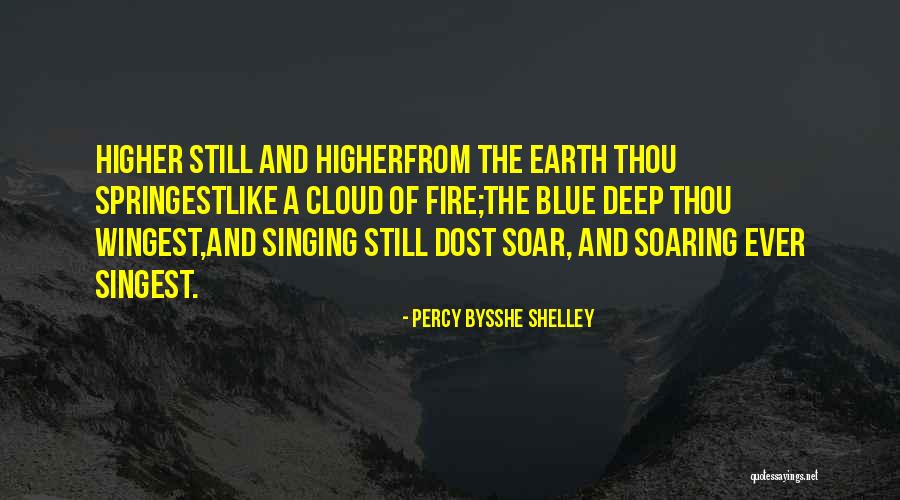 Blue Fire Quotes By Percy Bysshe Shelley