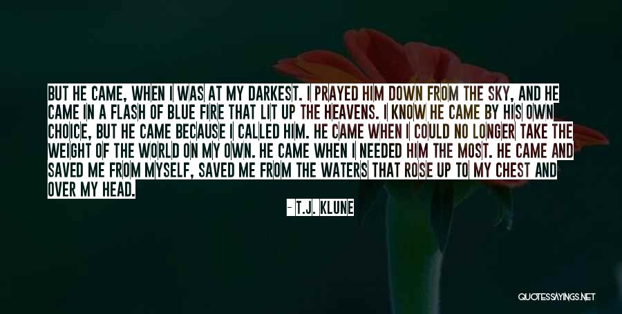 Blue Fire Quotes By T.J. Klune