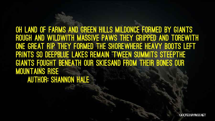 Blue Green Quotes By Shannon Hale