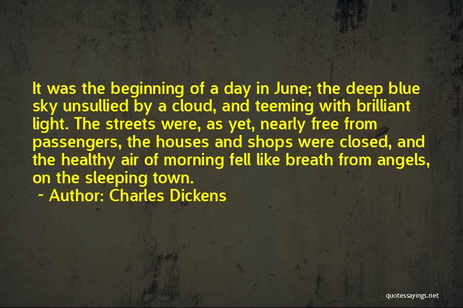 Blue Light Quotes By Charles Dickens