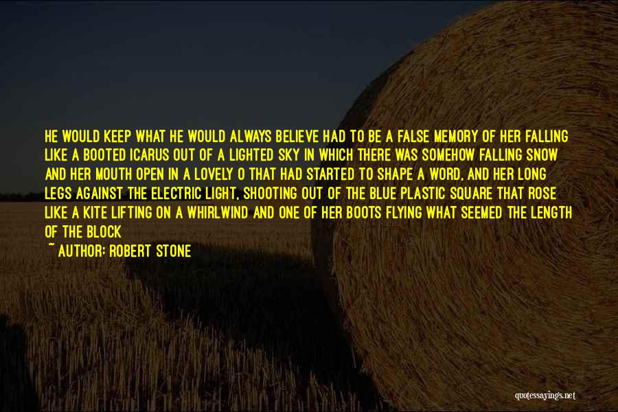 Blue Light Quotes By Robert Stone