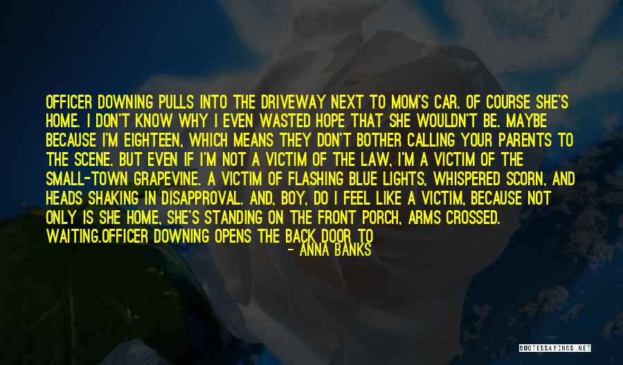 Blue Lights Quotes By Anna Banks