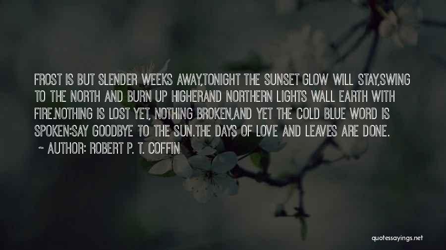 Blue Lights Quotes By Robert P. T. Coffin