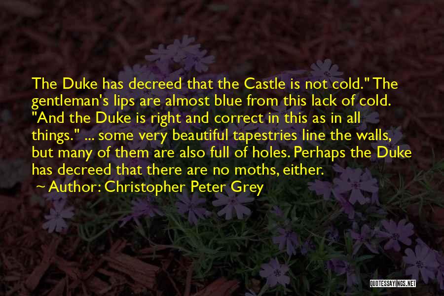 Blue Line Quotes By Christopher Peter Grey