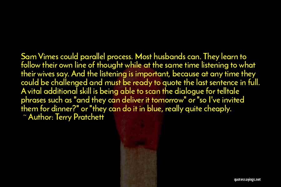 Blue Line Quotes By Terry Pratchett