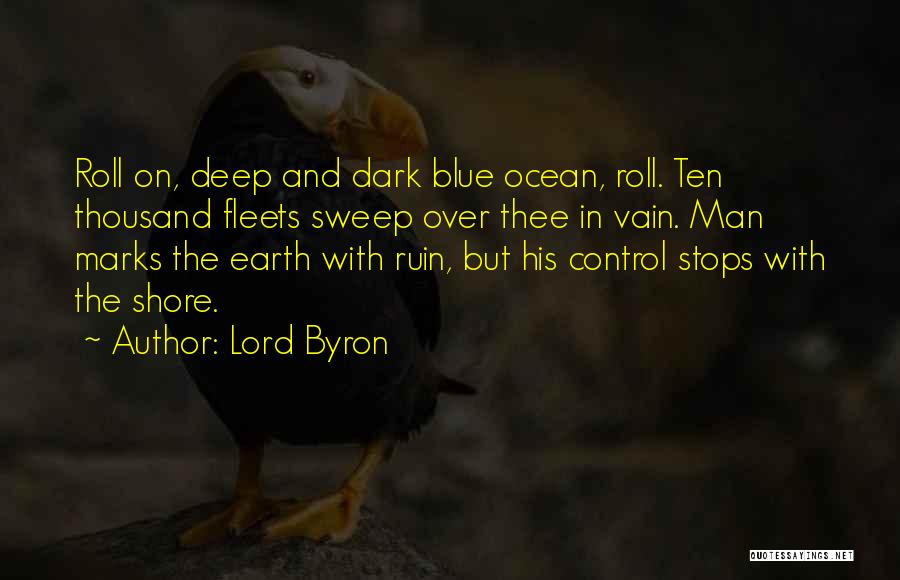 Blue Man Quotes By Lord Byron