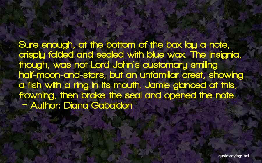 Blue Note Quotes By Diana Gabaldon