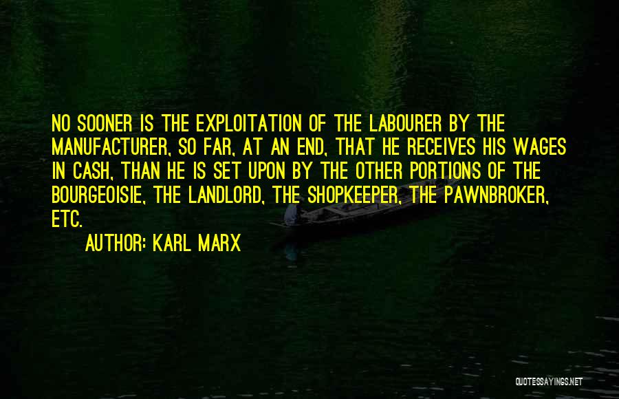 Blue Note Quotes By Karl Marx
