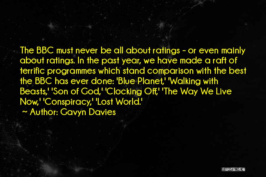 Blue Planet Quotes By Gavyn Davies