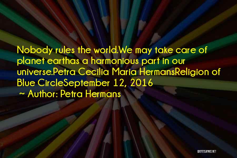 Blue Planet Quotes By Petra Hermans