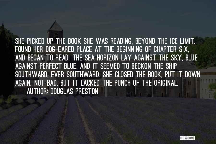 Blue Sea And Sky Quotes By Douglas Preston