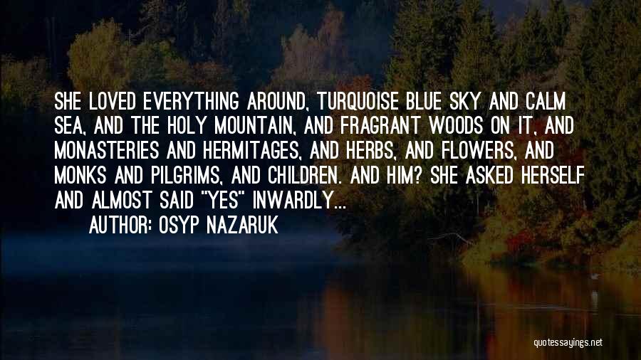 Blue Sea And Sky Quotes By Osyp Nazaruk