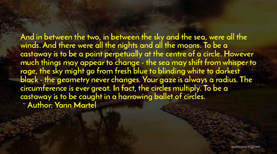 Blue Sea And Sky Quotes By Yann Martel