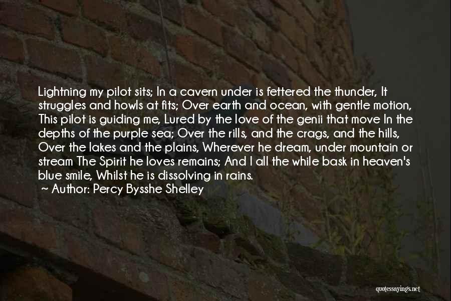 Blue Sea Love Quotes By Percy Bysshe Shelley