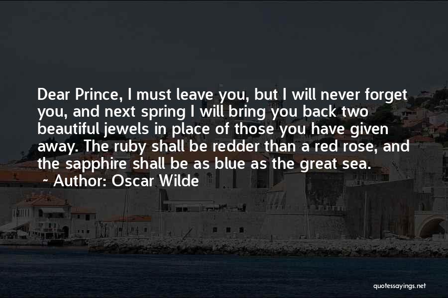 Blue Sea Quotes By Oscar Wilde