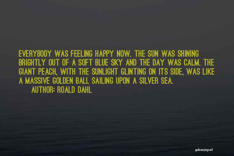 Blue Sea Sky Quotes By Roald Dahl