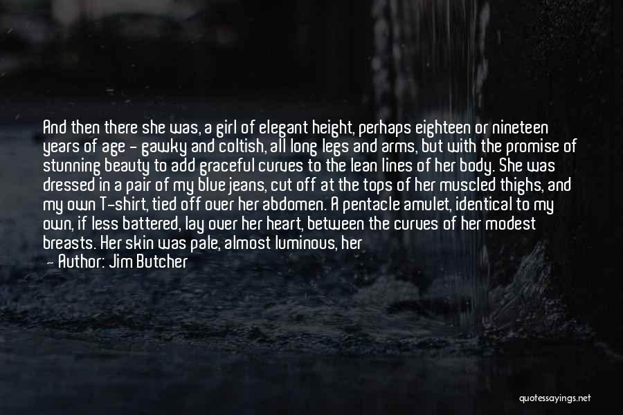 Blue Shirt Quotes By Jim Butcher