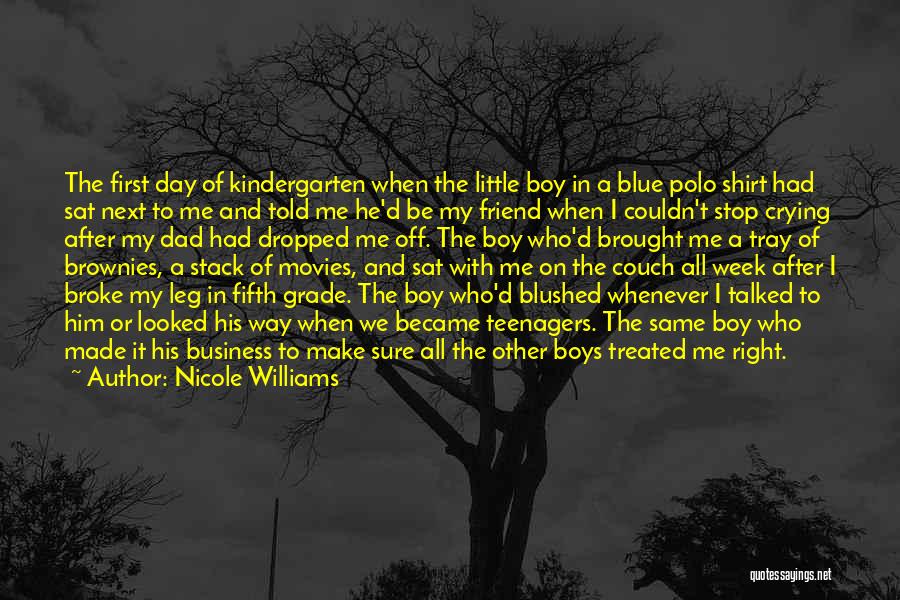 Blue Shirt Quotes By Nicole Williams