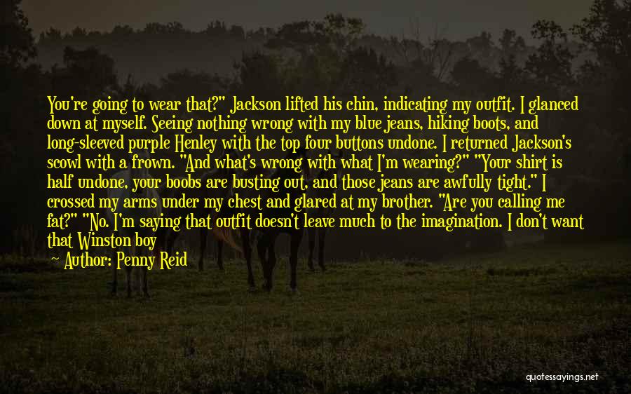 Blue Shirt Quotes By Penny Reid