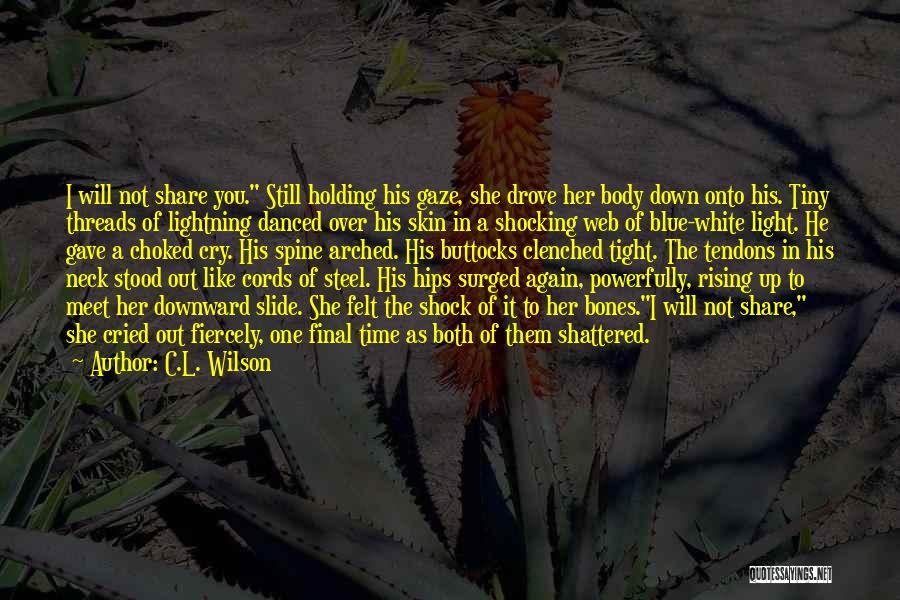 Blue Skin Quotes By C.L. Wilson