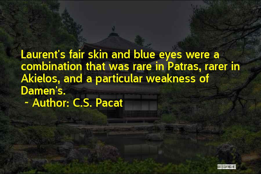 Blue Skin Quotes By C.S. Pacat