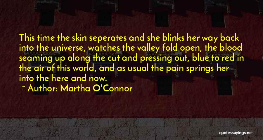 Blue Skin Quotes By Martha O'Connor