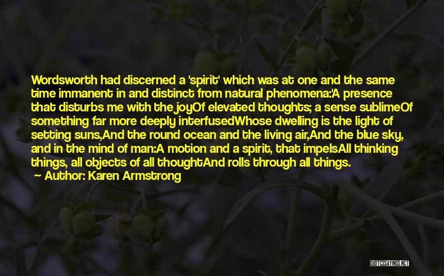 Blue Sky And Ocean Quotes By Karen Armstrong