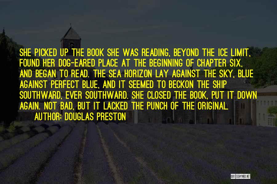 Blue Sky And Sea Quotes By Douglas Preston