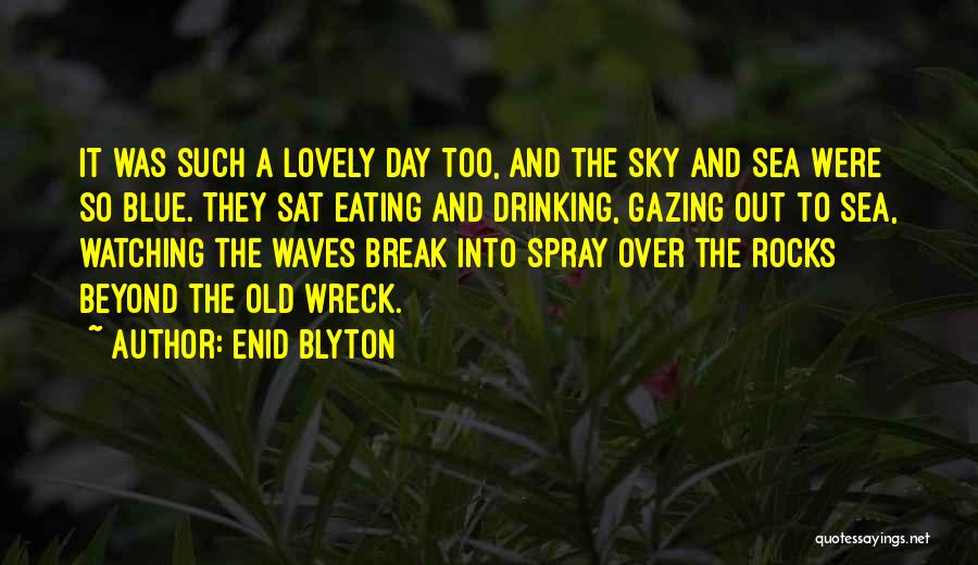 Blue Sky And Sea Quotes By Enid Blyton