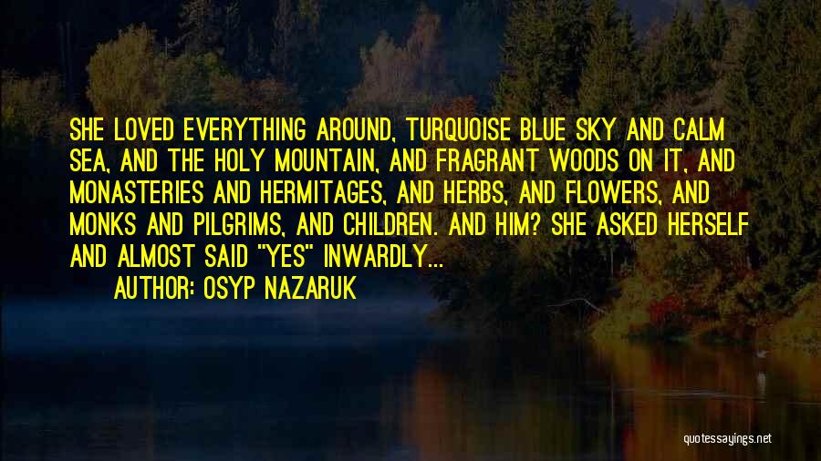 Blue Sky And Sea Quotes By Osyp Nazaruk