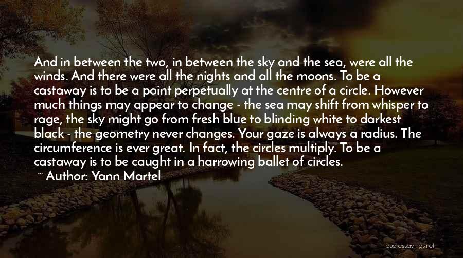 Blue Sky And Sea Quotes By Yann Martel